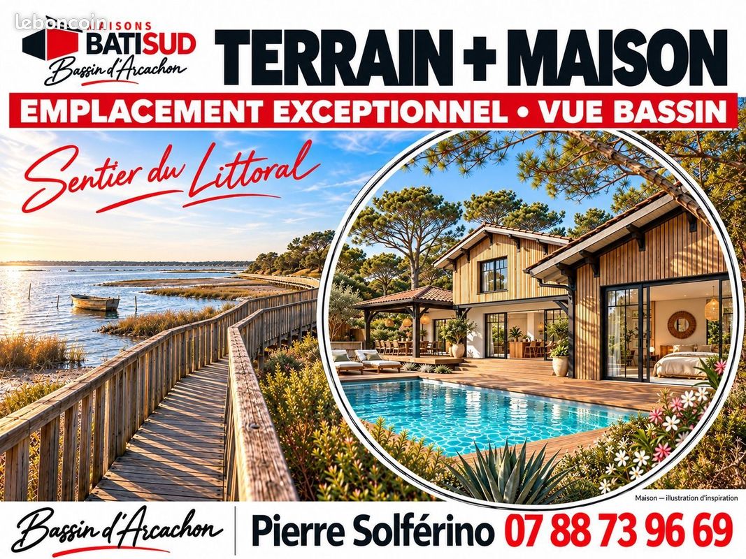 Maison 6 pièces 150 m² · à Gujan-Mestras · 150 m² · 636 040 €