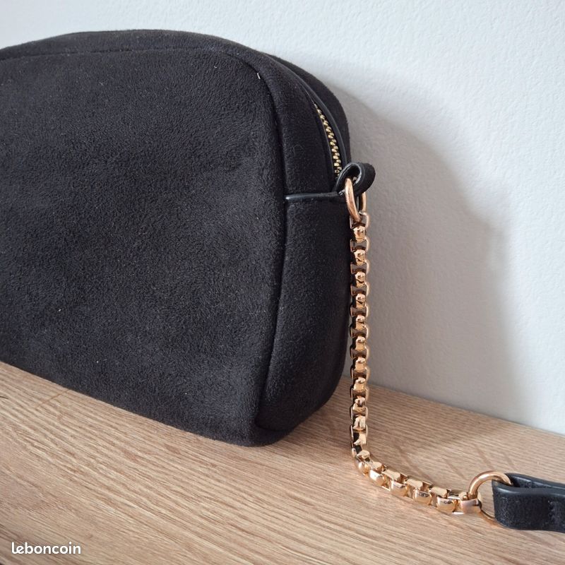 Sac à main bandoulière noir tbe (image 5)