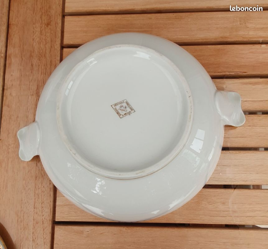 Soupière et plat en porcelaine de Limoges (image 3)