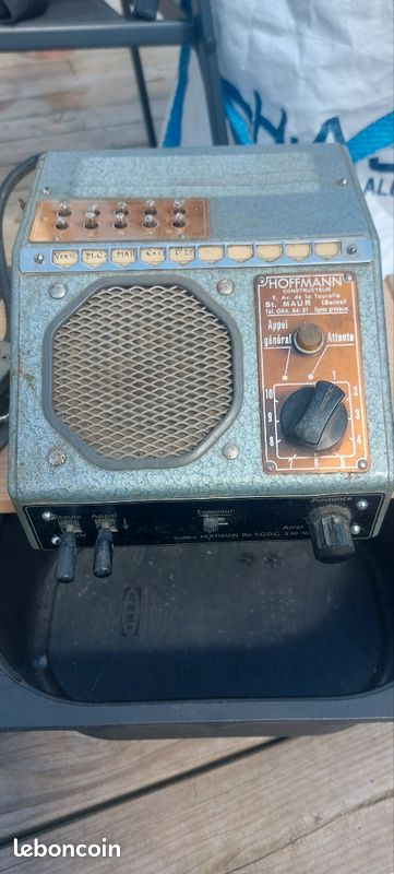 Ancien interphone / poste de communication vintage – objet de collection (image 2)