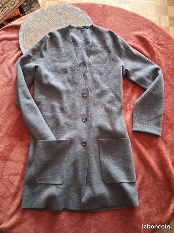 Pull Femme Uniqlo En Coton Vert – Taille S – Manches Longues – Bon état