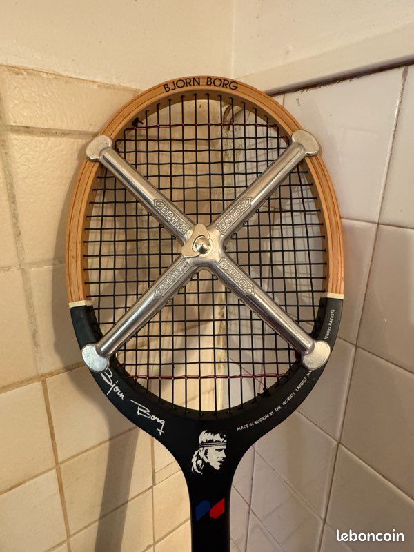 Raquette De Tennis Vintage Bjorn Borg – Marque Bancroft – Modèle Années 70/80 – Unisexe