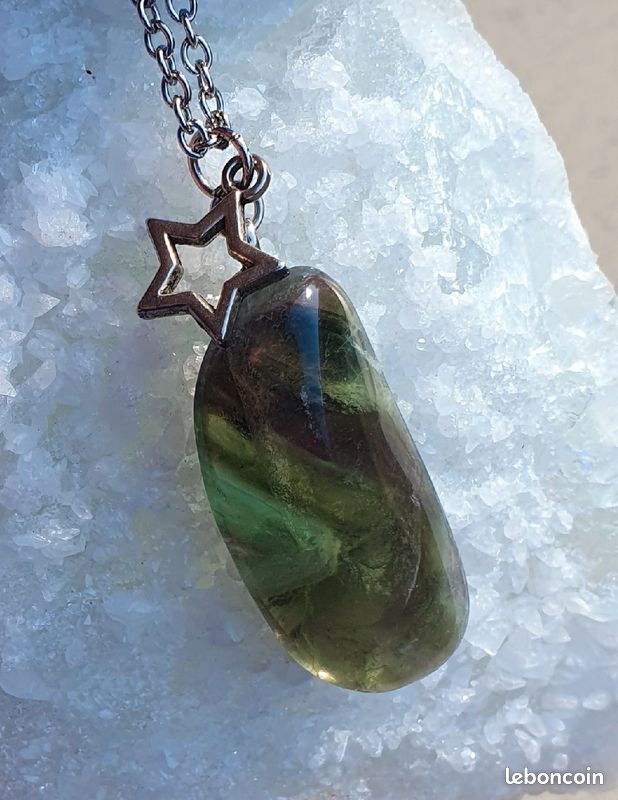 Collier avec Fluorite naturelle (image 1)