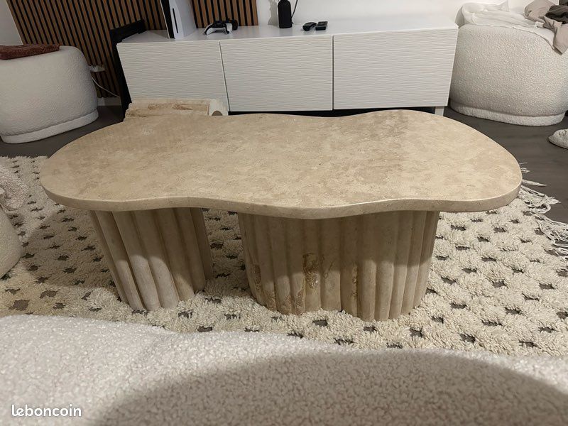 Table basse travertin (image 4)