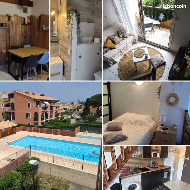 Appartement 2 pièces 29 m² · à Canet-en-Roussillon · 29 m² · 750 €