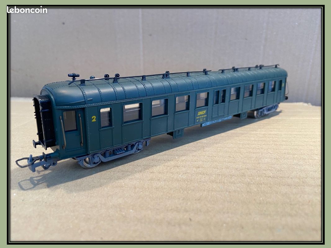 ROCO HO VOITURE VOYAGEURS 1E / 2E CLASSE DE LA DB TYPE BOITE A TONNERRE