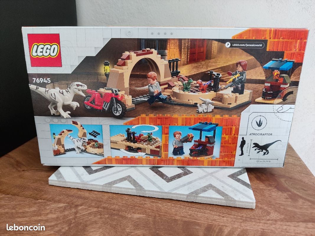 NEUF - Lego 76945 Atrociraptor Bike Chase (image 2)