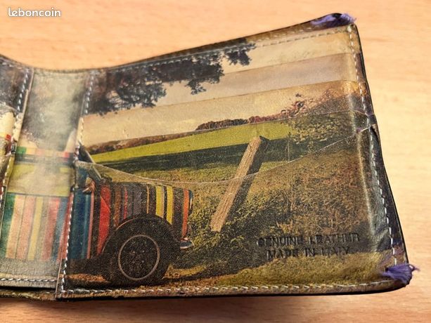 Porte-Cartes/Portefeuille Paul Smith 'Naked Lady' - Vintage État 9/10 - Italie
