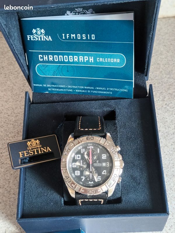 Montre homme festina chronographe Montres Bijoux