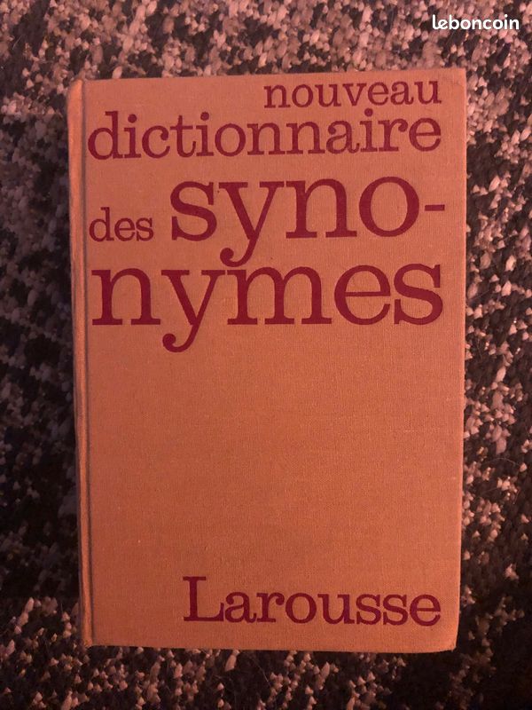 Dictionnaire des synonymes (image 1)