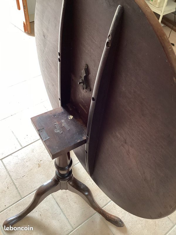 Table ronde bois (image 5)