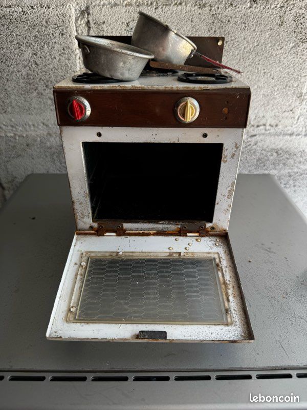 JOUET ANCIEN - Cuisinière En Tôle - Dinette - Vintage EUR 24,00 - FR