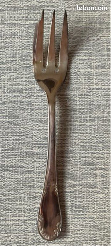 Couverts Christofle en métal argenté - Monogrammes - 19e siècle | Lignes croisées