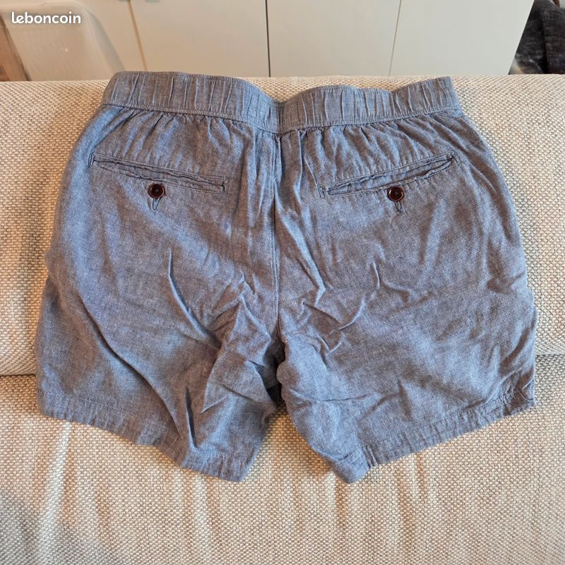 Short XS Abercrombie & Fitch bleu clair (image 3)