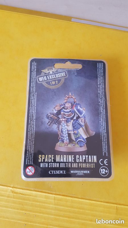 Capitaine Space Marine – Games Workshop – Web Exclusive – OOP – Neuf (non Peint)