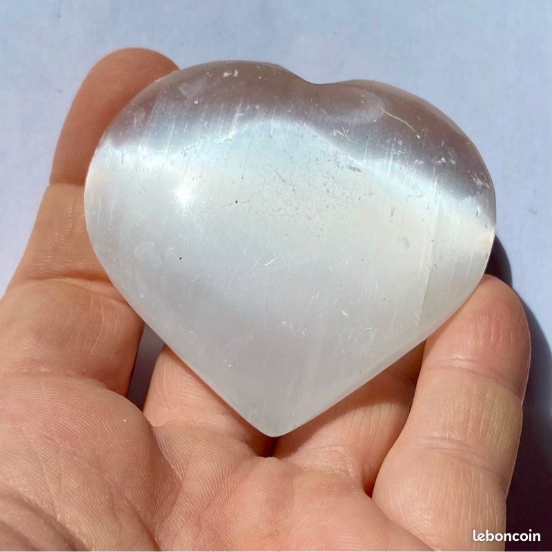 Coeur Pierre sélénite (image 2)