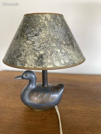 Lampe Berger Par Jacques Breugnot – Décor Canne Canard Colvert – Authentique