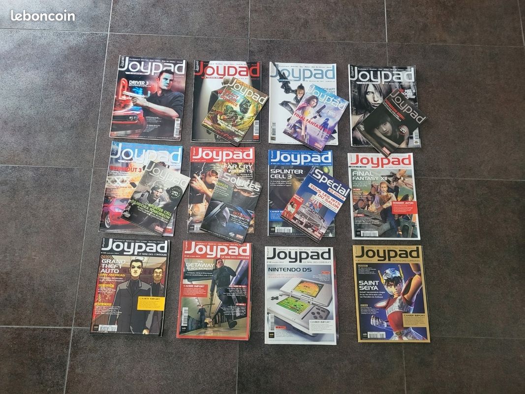 Lot de 12 magazines Joypad année 2004 + suppléments (image 1)