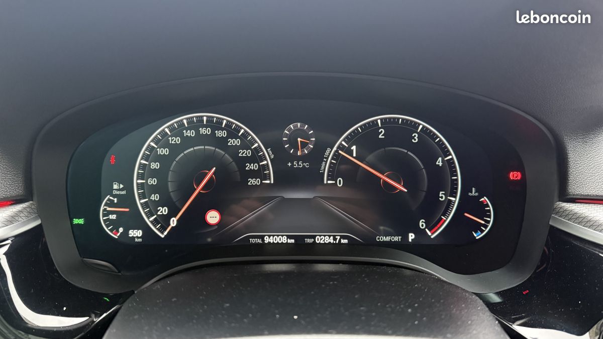BMW Série 5 520d 190ch M Sport Euro6c (image 15)