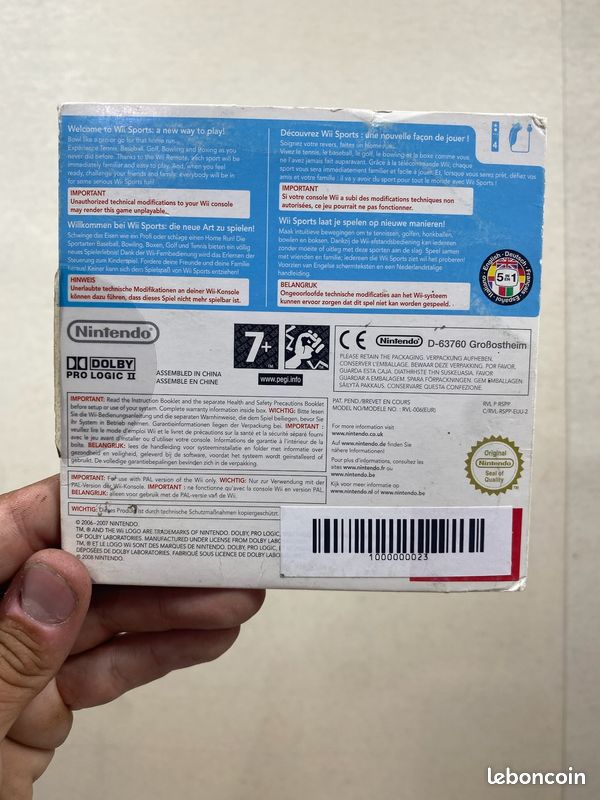 Jeu Wii Sports - Version 2006 - Pour Nintendo Wii - Très Bon état Complet