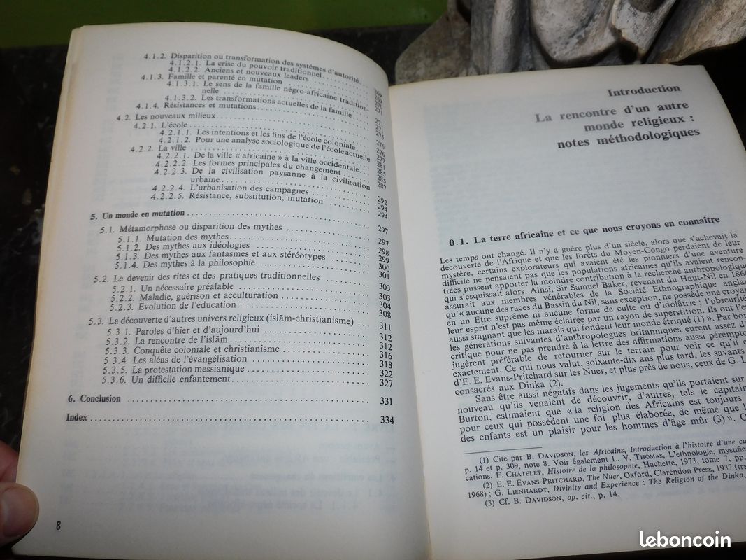 La terre africaine et ses religions thomas/luneau 1974 animisme magie ésotérisme sorcellerie afrique (image 5)