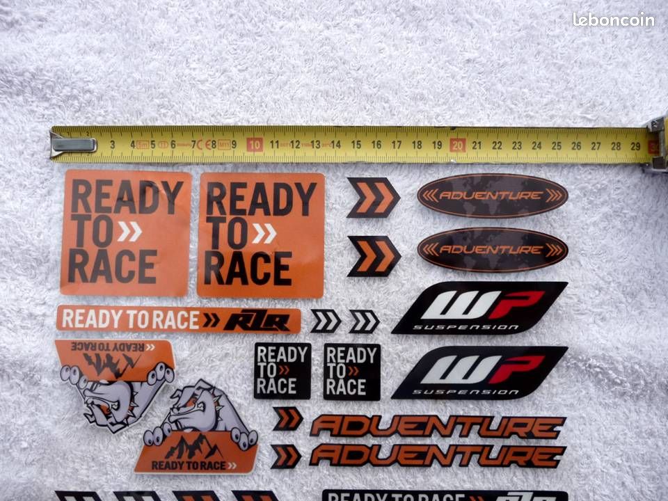 Planche stickers autocollant KTM Adventure (image 2)