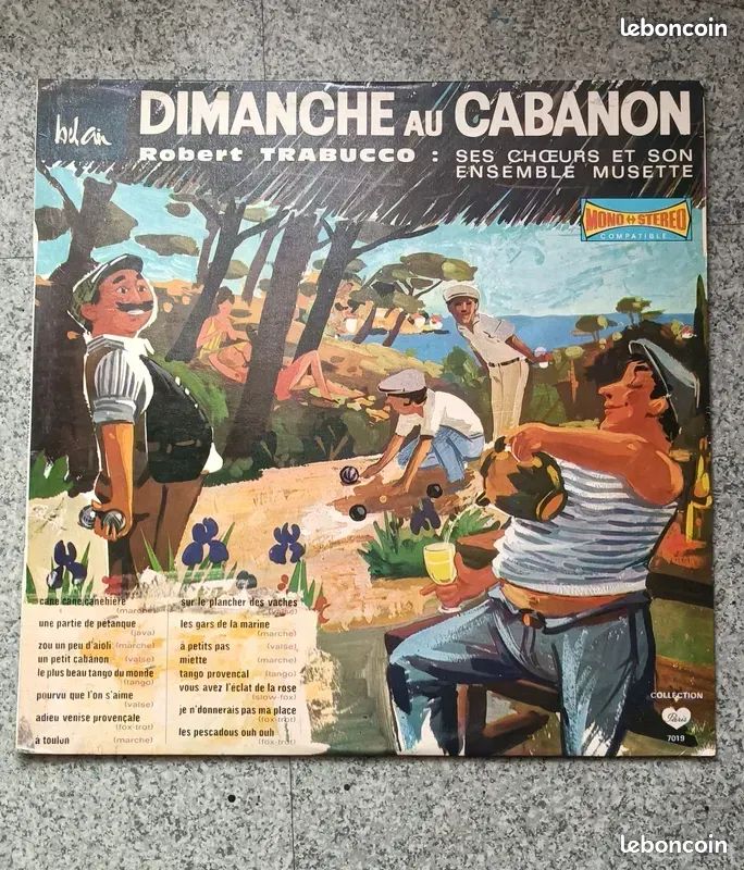 Disque Rétro Dimanche au cabanon (image 1)