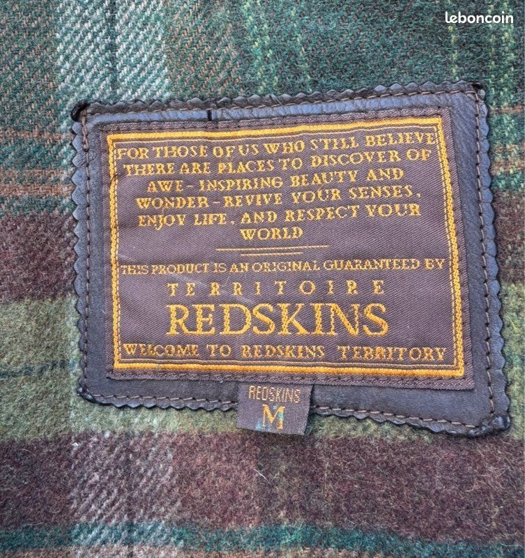 Blouson en cuir Redskins, taille M Vintage (image 10)