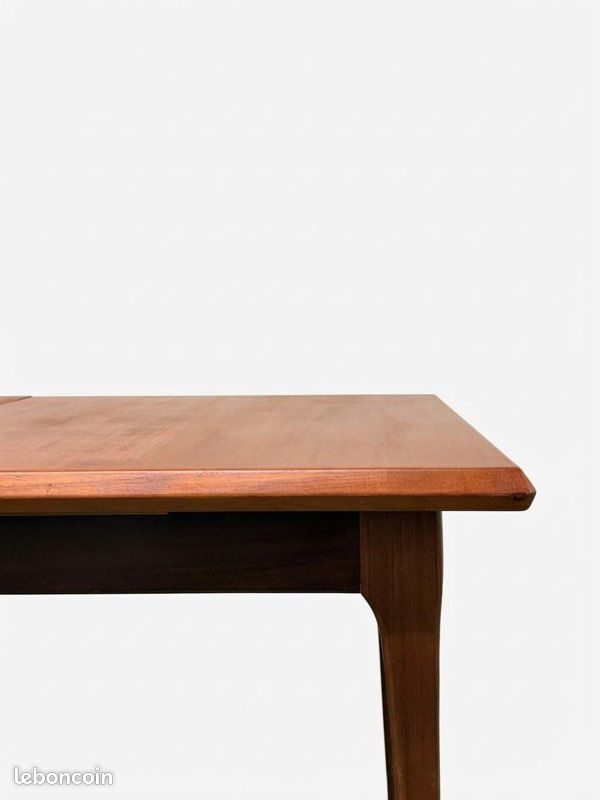 Table à manger danoise vintage en teck extensible 6/10 places⁠ (image 4)