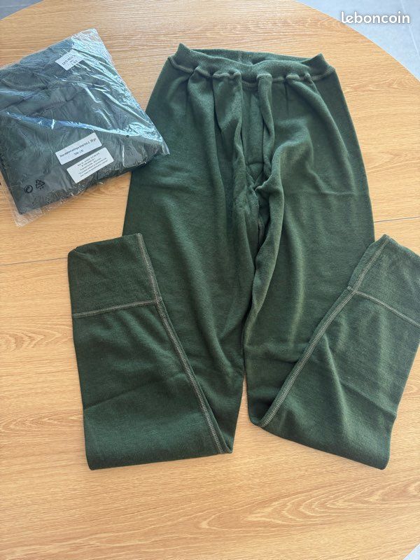 2 bas de sous vêtements technique climat froid 200grs (image 1)