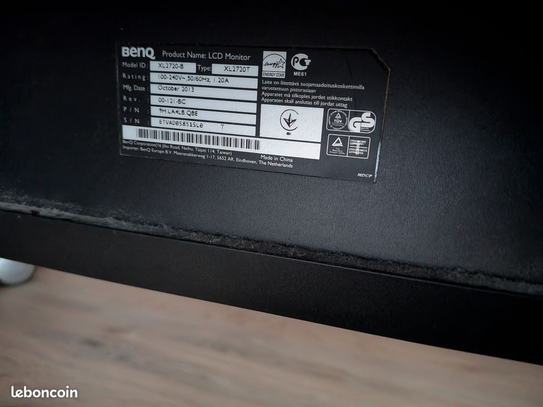 Écran BENQ XL2720-B 27 pouces (image 4)
