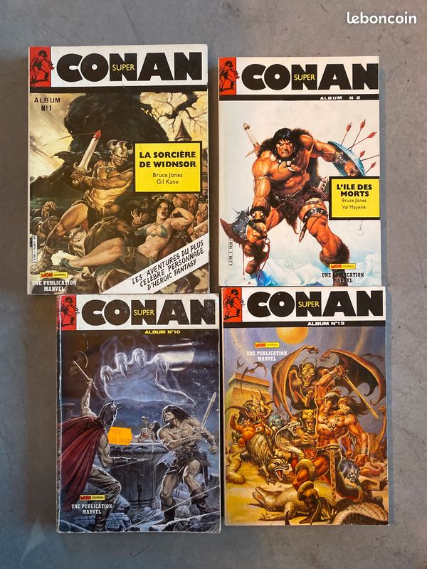 Lot BD ALBUM SUPER CONAN mon journal 6 euros pièce (image 1)