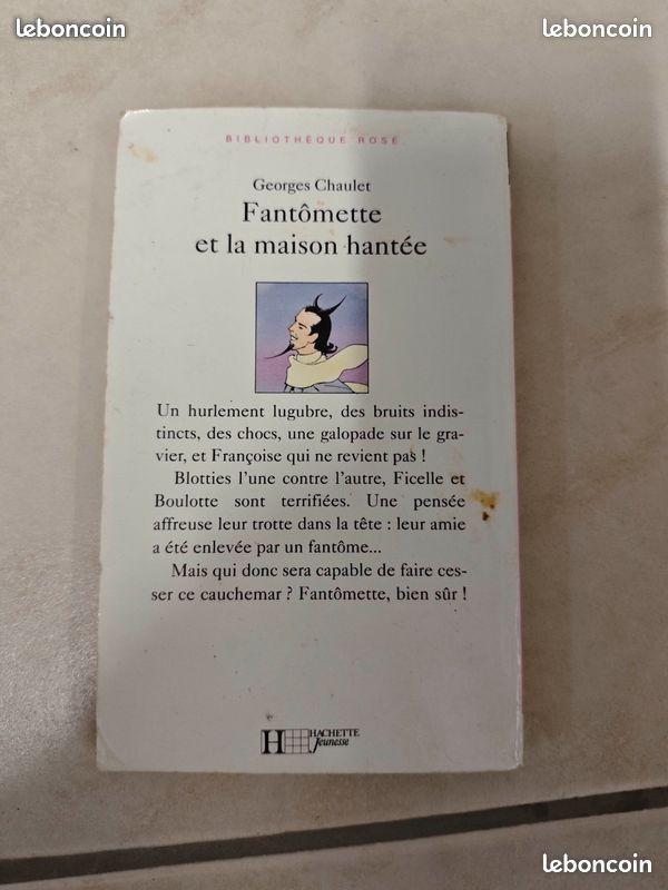 Livre: Fantomette et la maison hantée Bibliothèque rose (image 2)