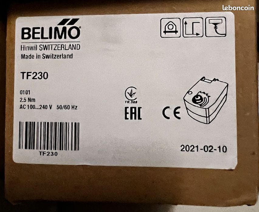 Servomoteur de secours BELIMO TF 230 (image 1)