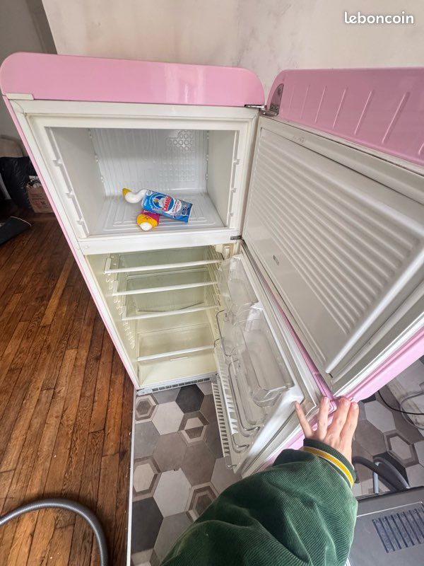 Frigo smeg rose rétro vintage À RÉCUPÉRER AUJOURD’HUI (image 7)