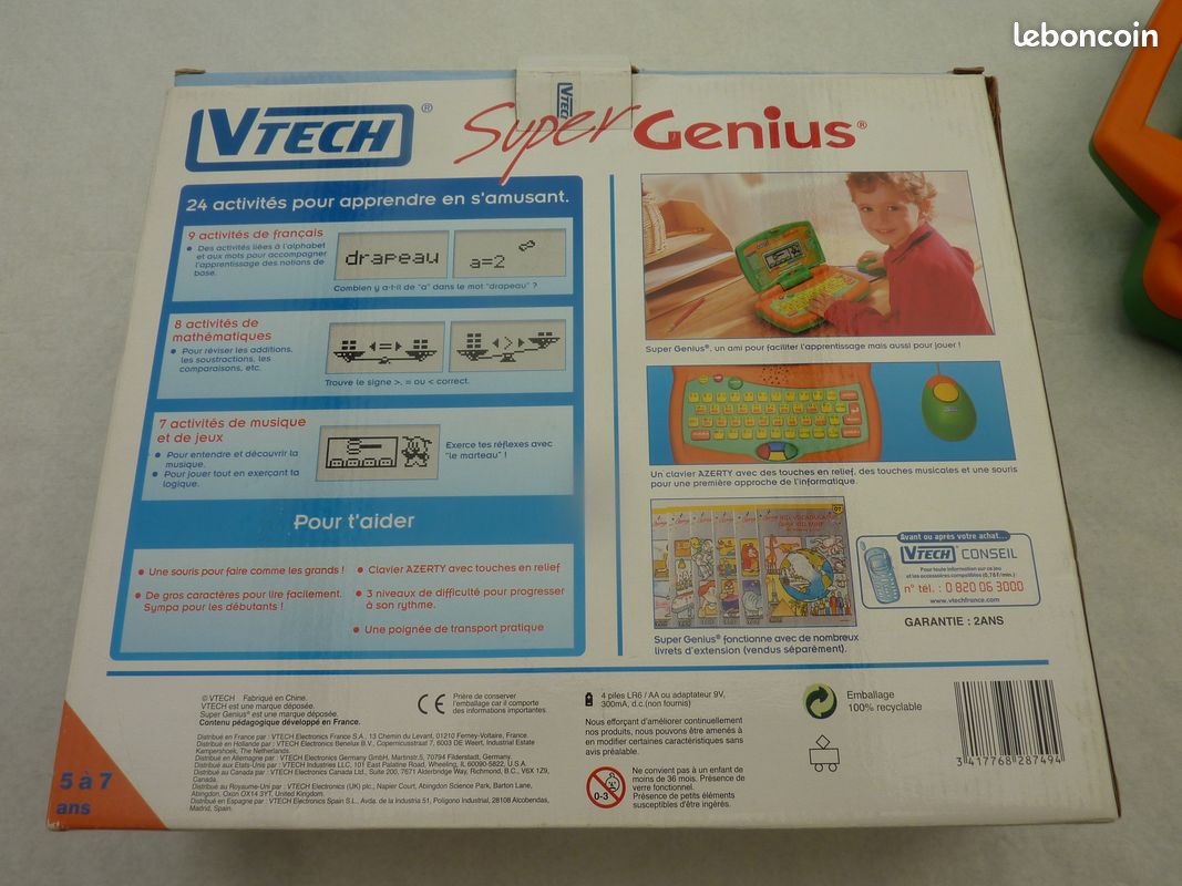 Ordinateur VTECH Super Genius Tout neuf Jamais servi (image 5)