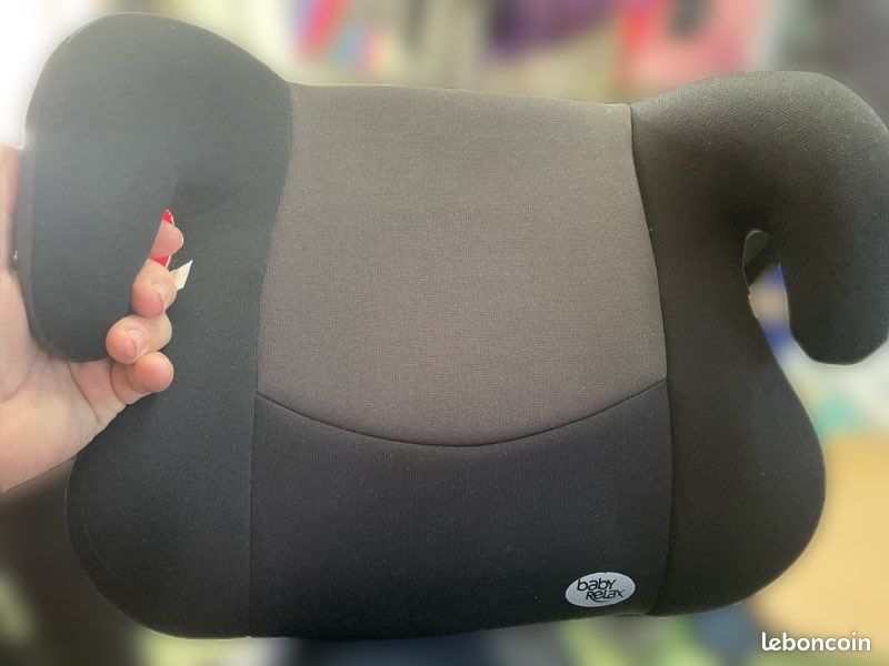 Siège auto rehausseur Baby Relax gris/noir (image 1)