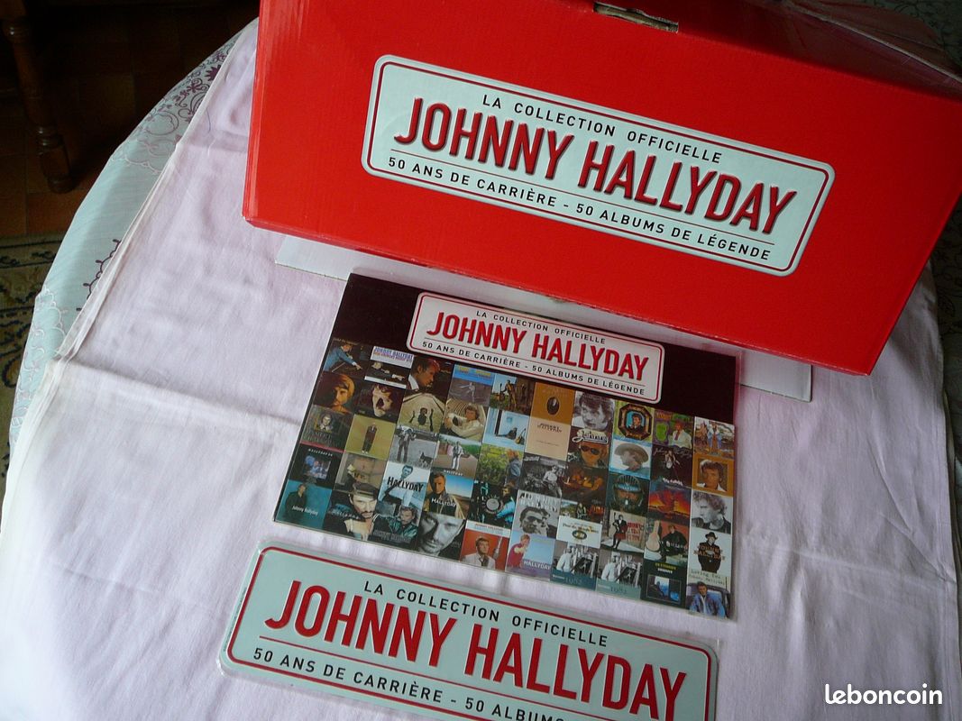 JOHNNY HALLYDAY 50 ans de carrière et de légende en 50 CD (image 1)