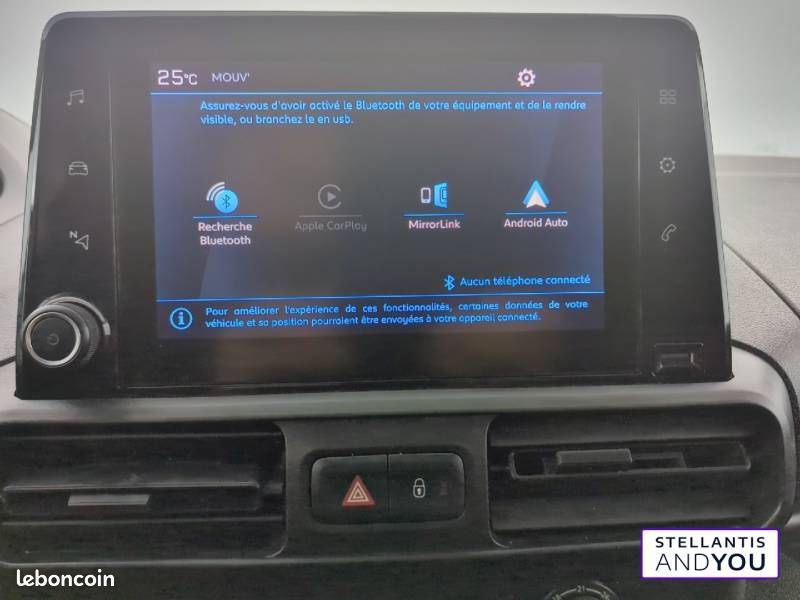 Peugeot Partner FGN FOURGON STANDARD 650 KG BLUEHDI 100 S&S BVM6 PREMIUM (image 15)