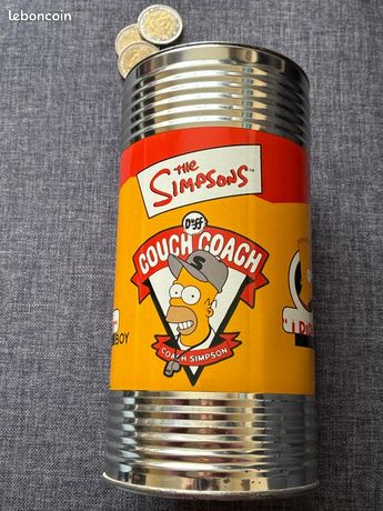 Tirelire Vintage The Simpsons - TM Fox Colombine - Année 1997 - Rare