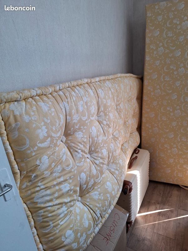 Lit une place sommier et matelas (image 1)
