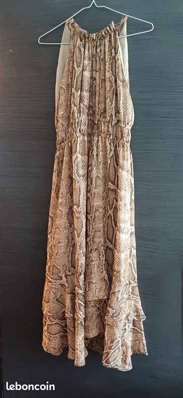 Robe imprimé python Zara Vêtements