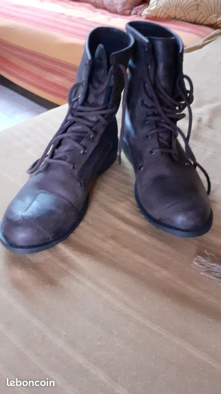 Chaussures All Saints Taille 40 - Talons Hauts Violets Pour Femme, Occasion