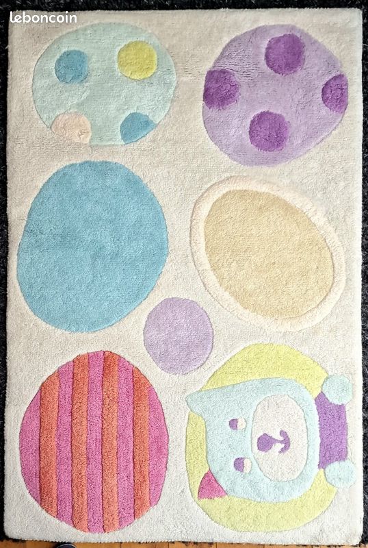 Tapis de sol en laine - Jolis pas Beaux - Moulin roty chambre enfant (image 1)