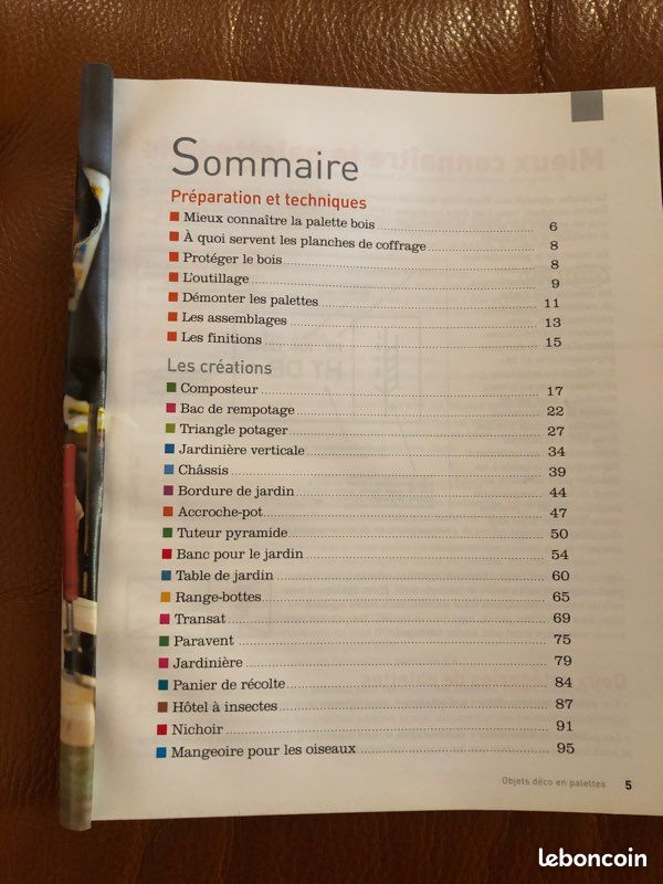 Livre: à faire vous même, Objets déco et Palettes (image 2)