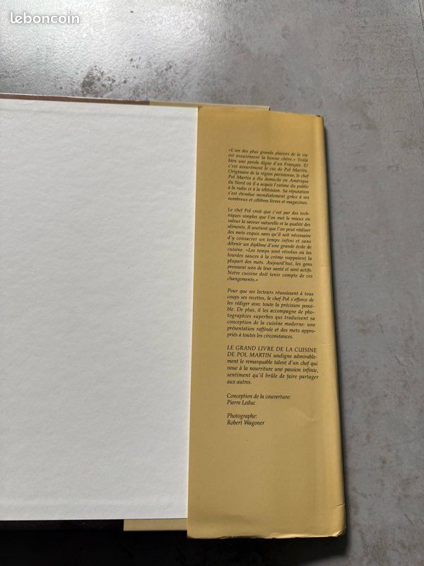 Le grand livre de la cuisine de Pol Martin 600 pages édition Brimard (image 4)
