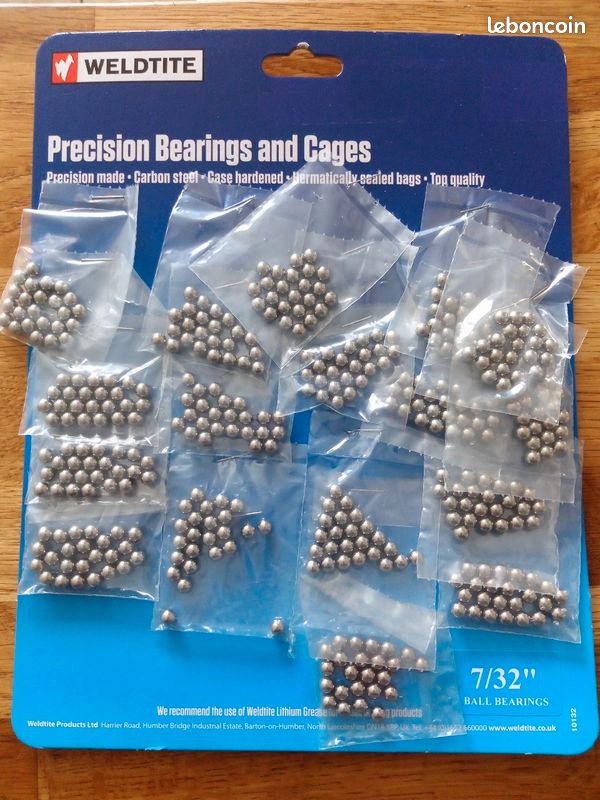 Weldtite Bille Pour Roulement 1/8 Pouce – Lot De 1000 Billes De Précision Pour Vélo Et Mécanique