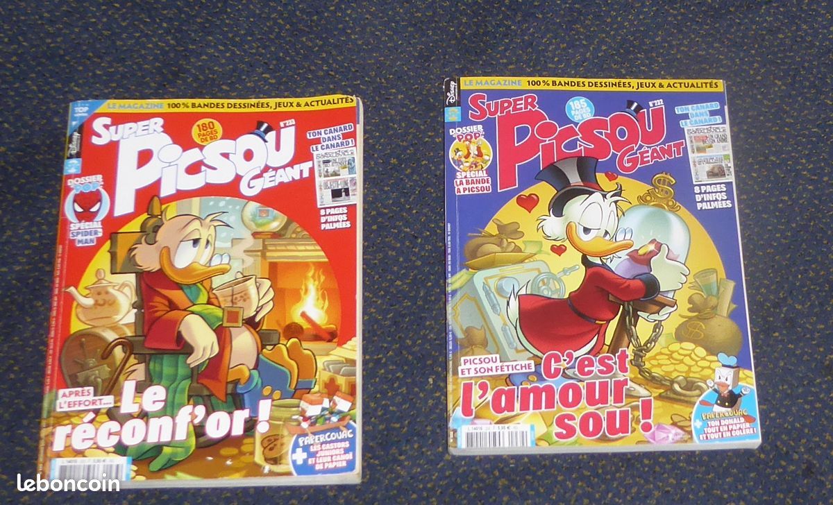 Mickey parade geant , super picsou geant , tresors et jeunesse de picsou.... (image 6)