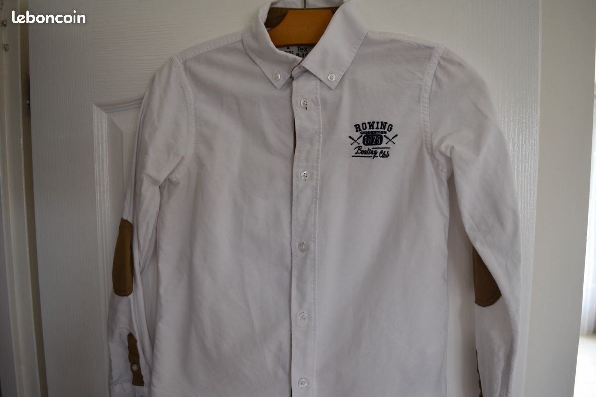 Chemise blanche manches longues 9 / 10 ans (image 1)