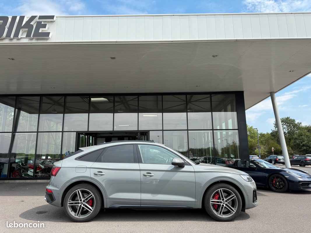 Audi SQ5 Sportback Nardo 3.0 TDI Quattro 341ch Première main Malus payé Garantie 6 ans Suivi Audi Suspension pilotée Attelage Toit ouvrant 839/mois (image 3)